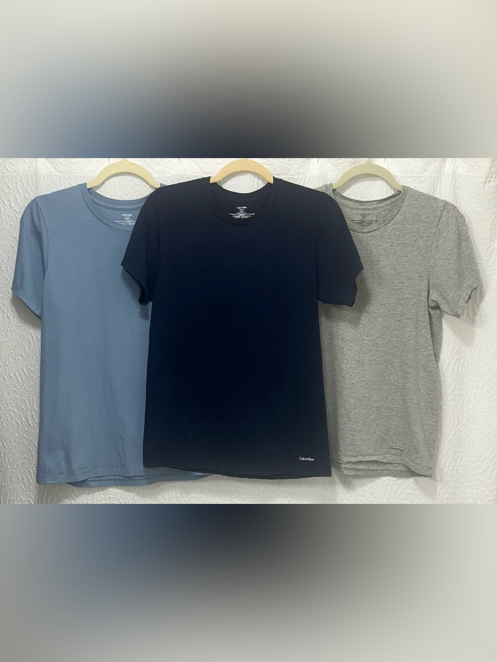 CALVIN KLEIN Men's Navy Short Sleeve Crew T-Shirt